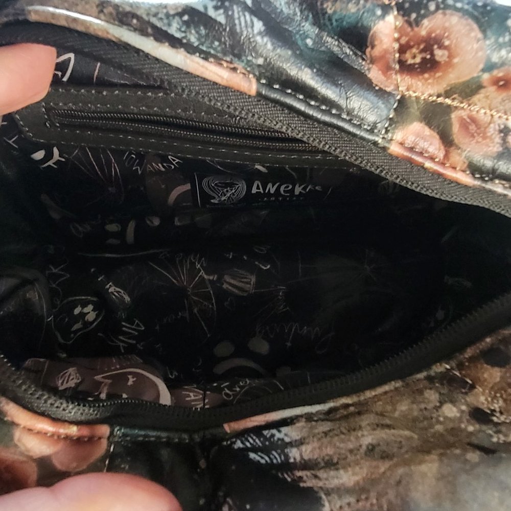Anekke Artistic Brown and Black Crossbody Bag - Picture 5 of 11
